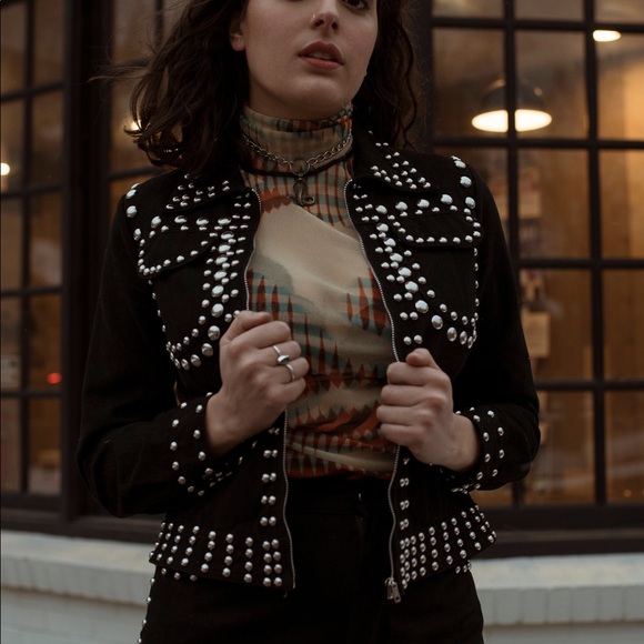 SOLD || 70s Authentic Roncelli Studded Denim Set - Picture 2 of 8